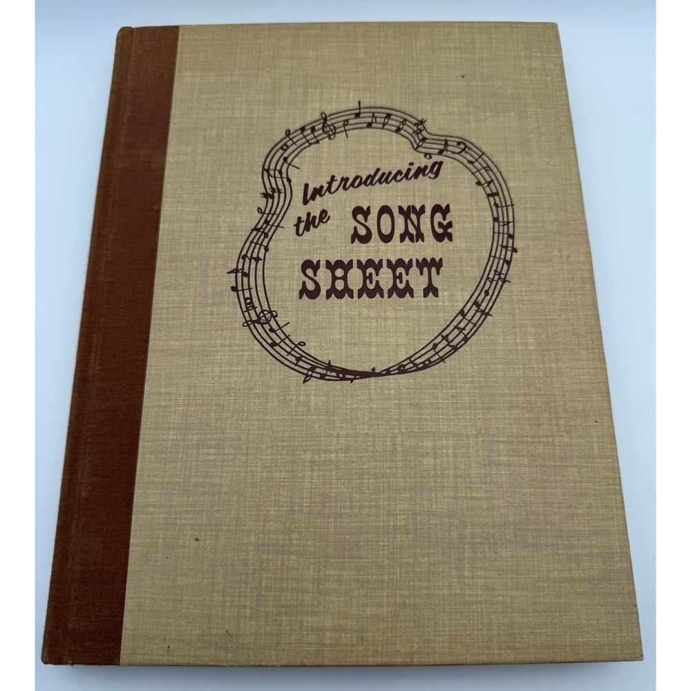 Introducing the Song Sheet Helen Westin 1976 Thomas Nelson Hardcover Music Book